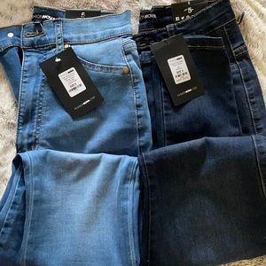 FashionNova high rise jeans 2 for $35